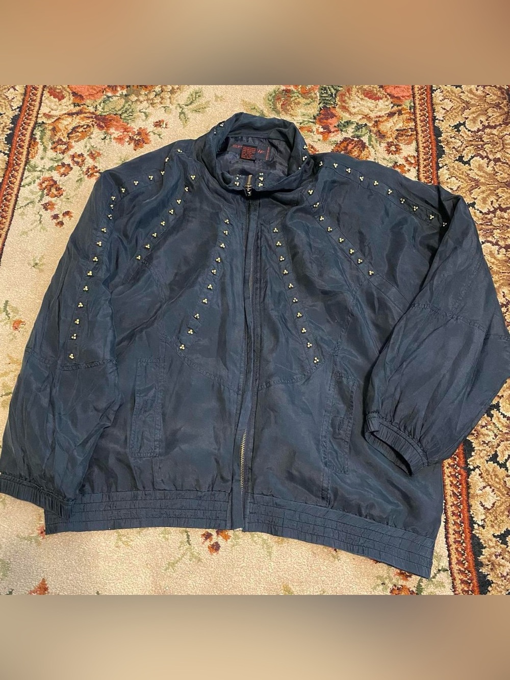 Studio Sportif black embellished windbreaker